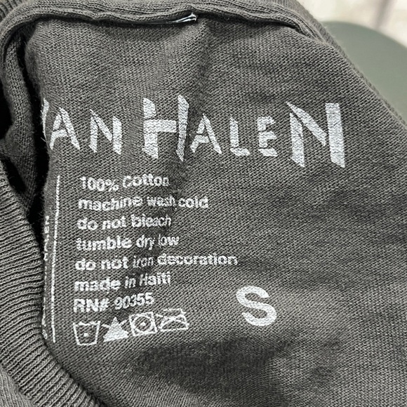 Van Halen 1979 Tour Rock n' Roll Retro Music Crewneck Womens Tshirt - Picture 7 of 8